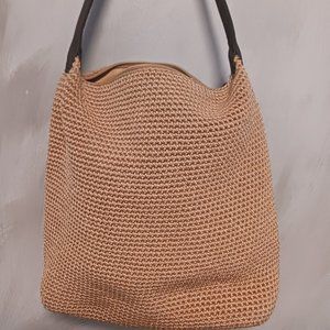 The Sak Caramel Knit Bag
